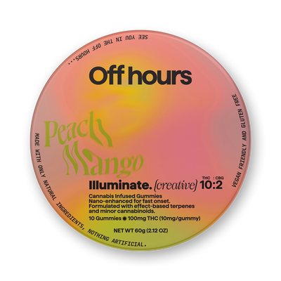 Off Hours Illuminate Peach Mango Gummies