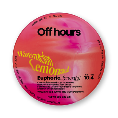 Off Hours Euphoric Watermelon Lemonade Gummies