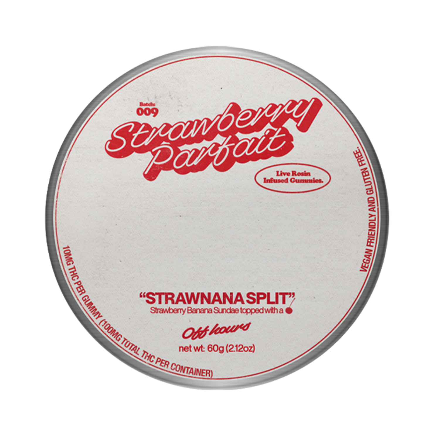 #009 Strawberry Parfait “Strawnana Split”