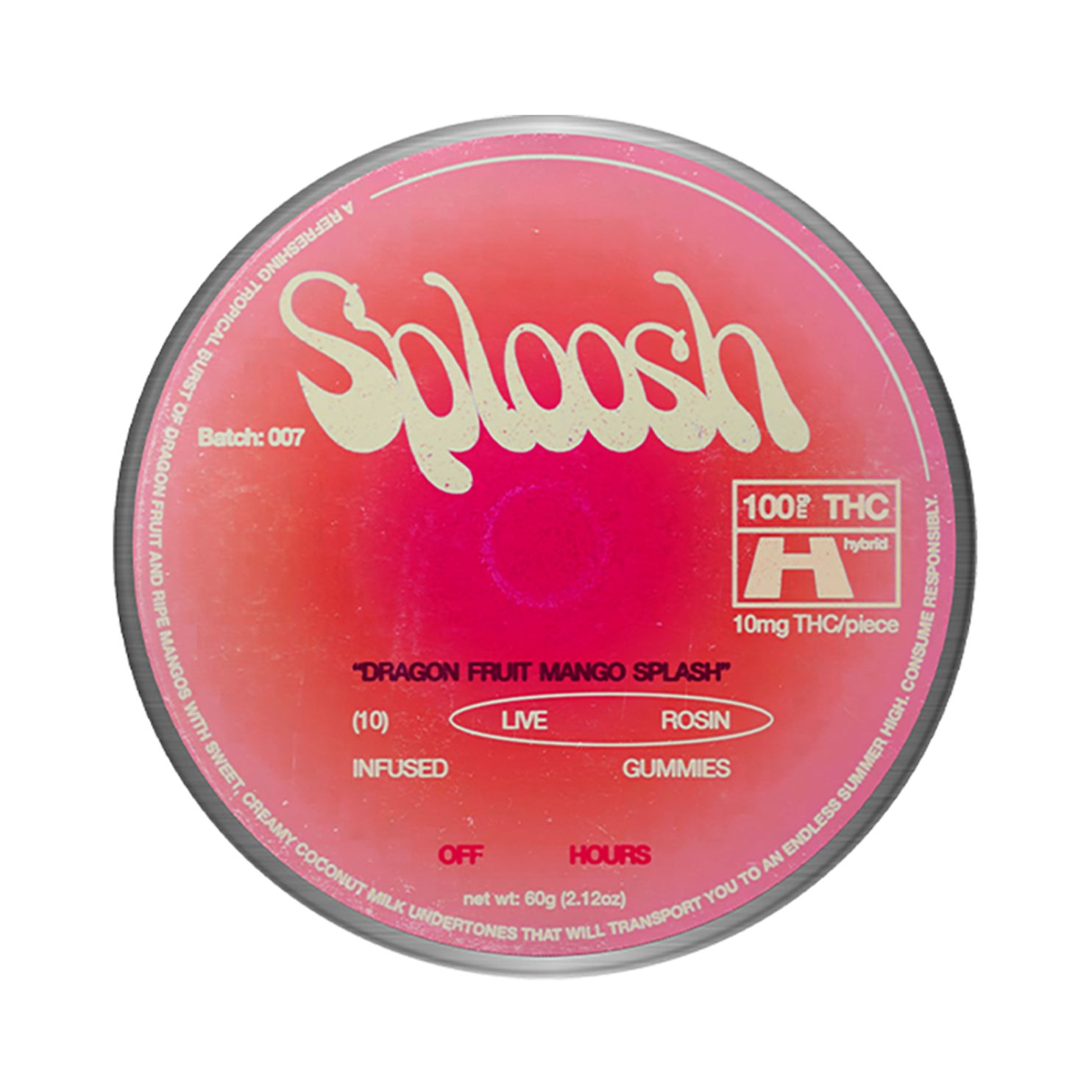 #007 Sploosh “Dragon Fruit Mango Splash”