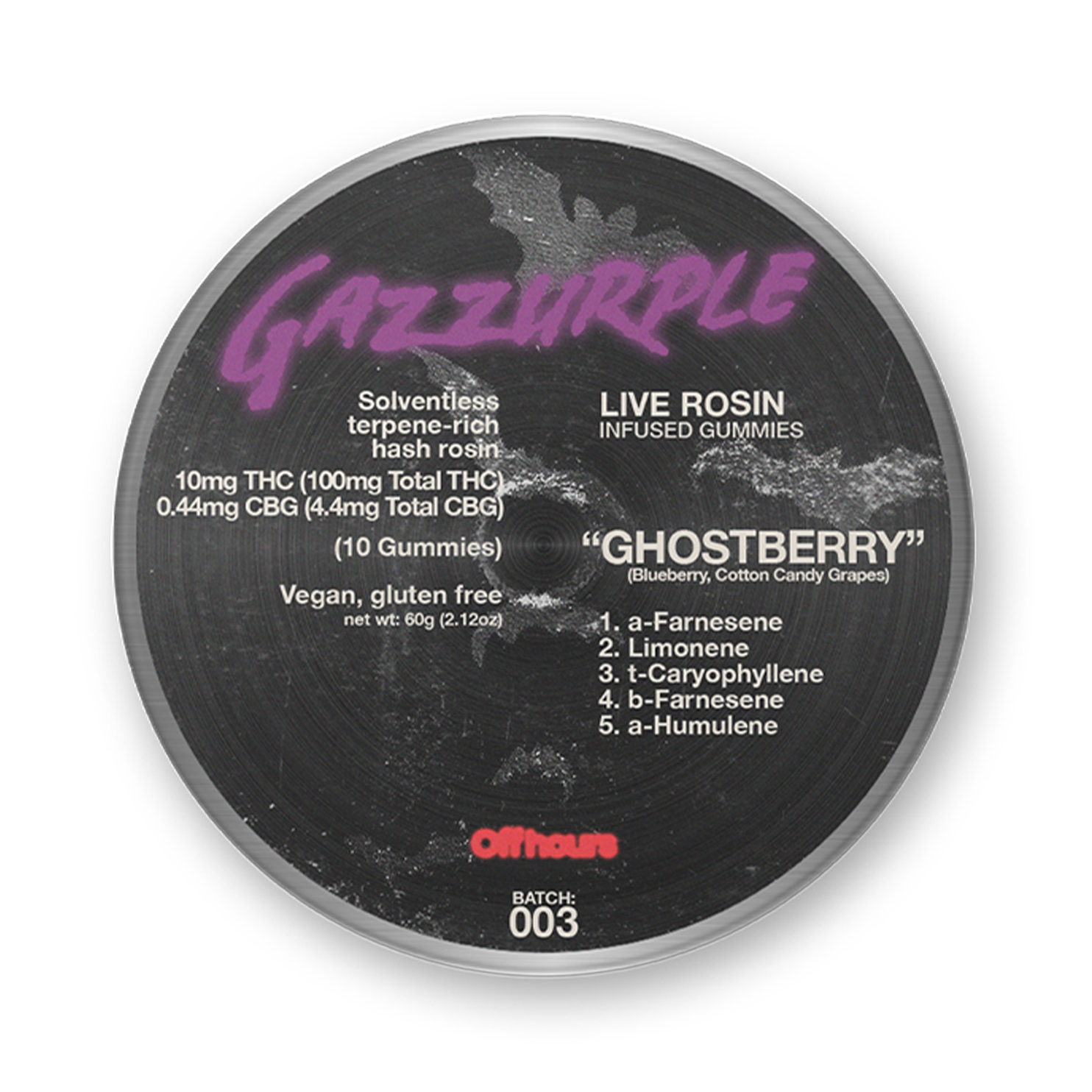 #003 Gazzurple “Ghostberry”